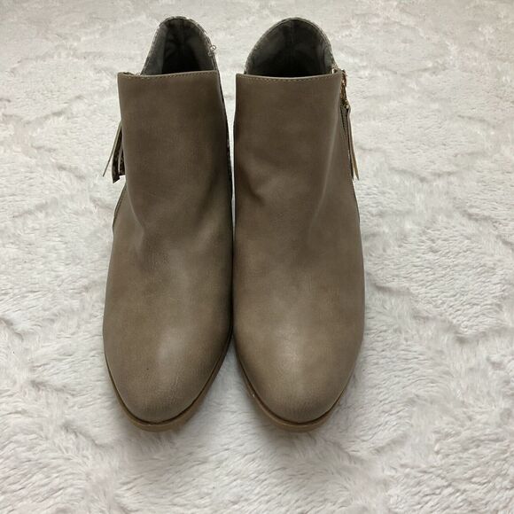 Angel Steps Snakeskin Booties Women's 11 Brown - Picture 4 of 10